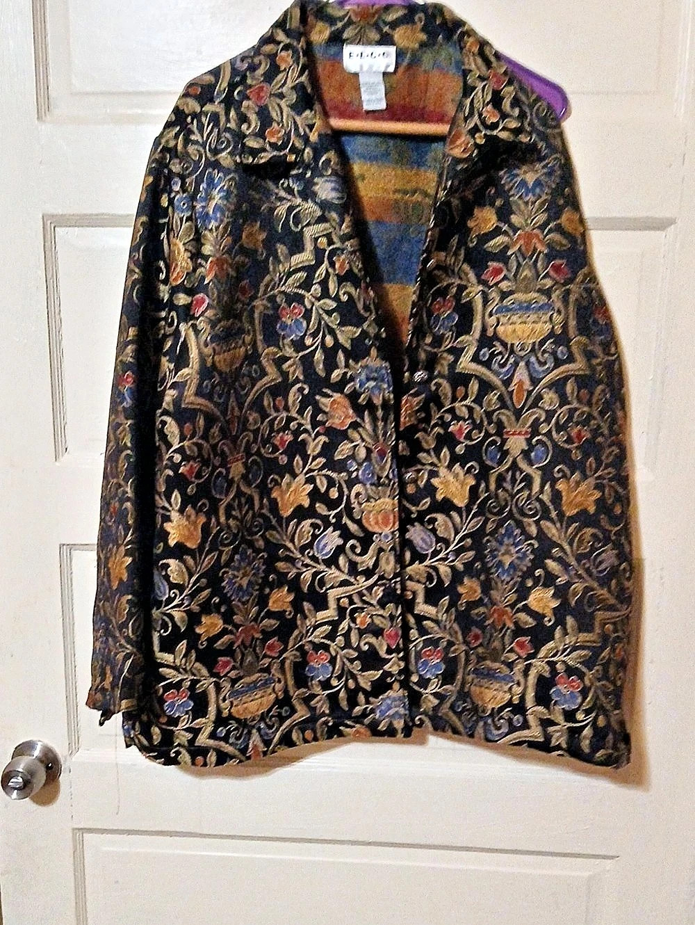 E.L.C.O Floral Jacquard Jacket